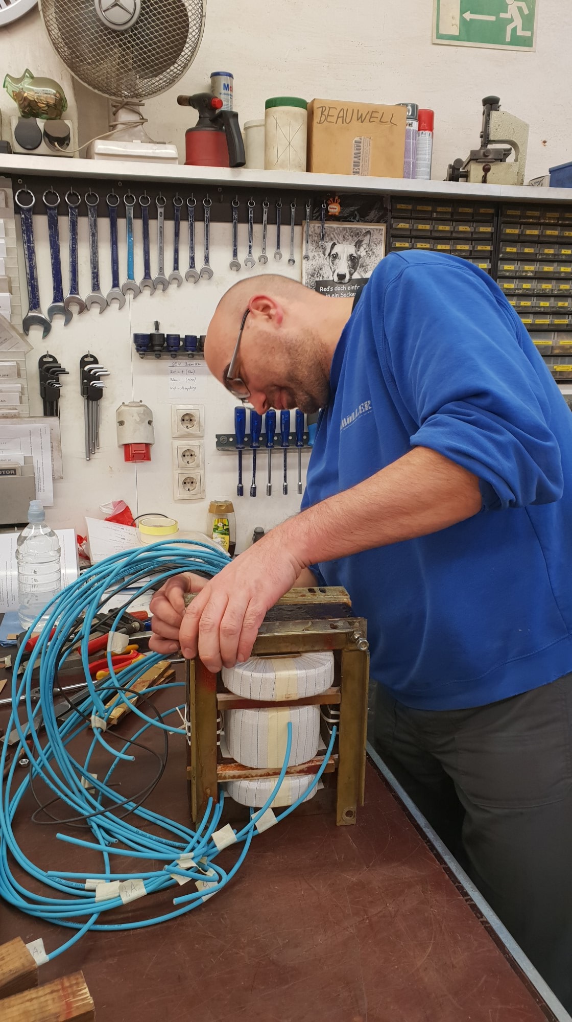 Erwin Reumüller TEWA Elektromotoren Werkstatt